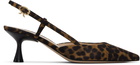 Gianvito Rossi Brown Ascent 55 Heels