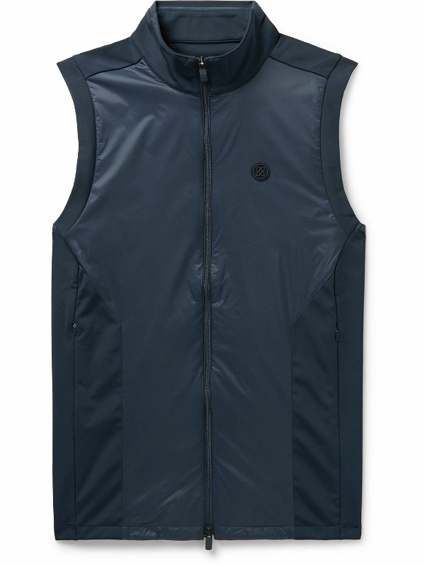 Photo: G/FORE - Performer Slim-Fit Shell and Tech-Jersey Golf Gilet - Blue