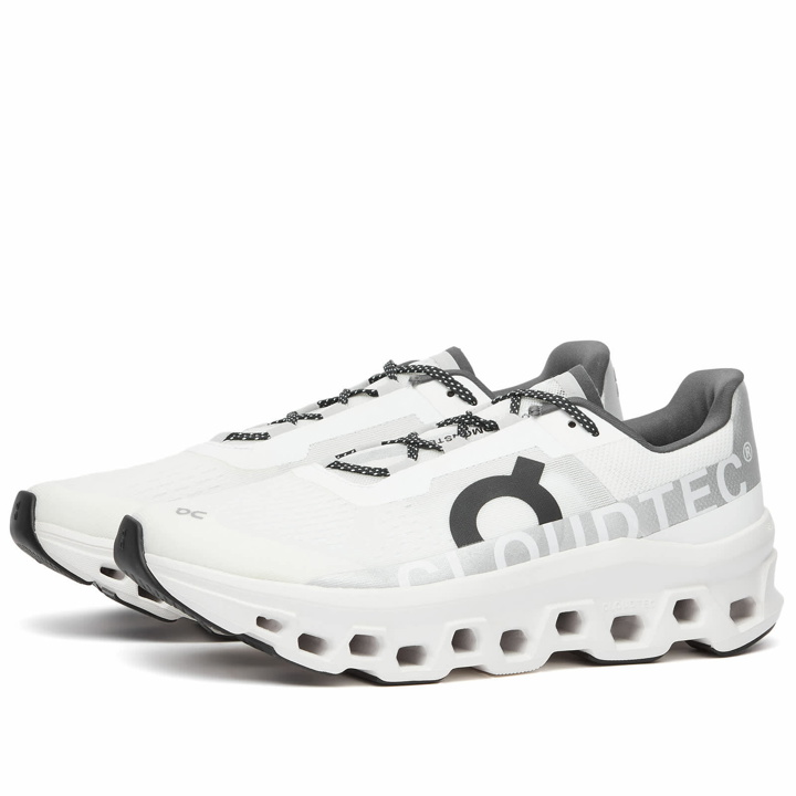 Photo: ON Men's Cloudmster Exclusive Sneakers in Undyed White/White