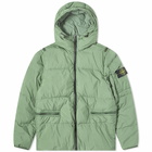 Stone Island Men's Crinkle Reps Down Jacket in Sage