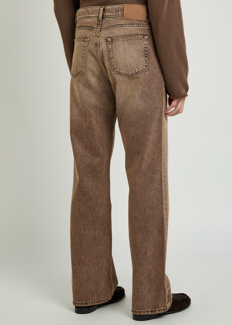 Our Legacy Carlson Cut Bootcut Jeans Brown