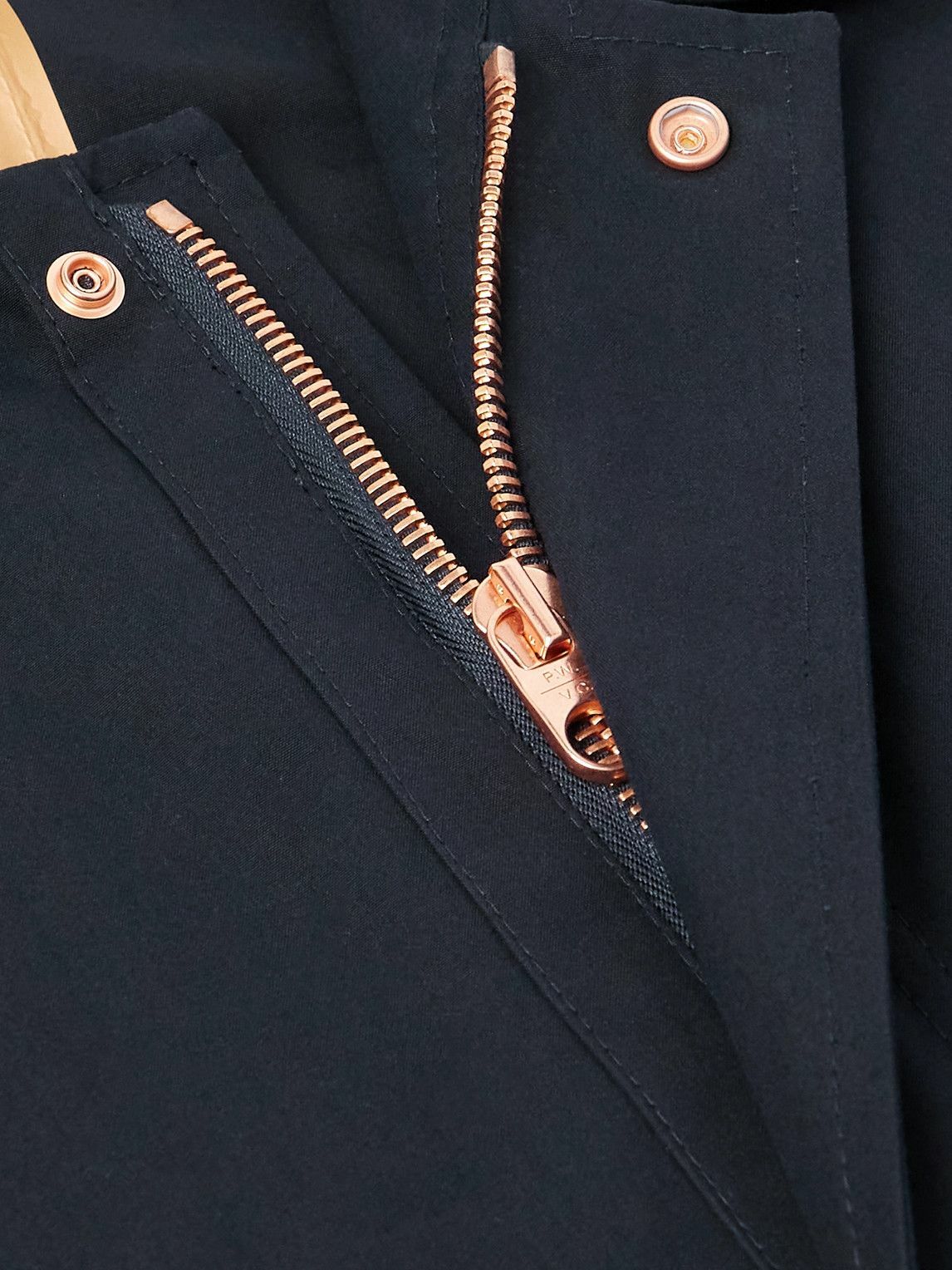 Private White V.C. - Jack's Mac Cotton Coat - Blue