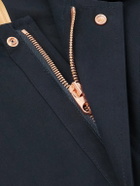 Private White V.C. - Jack's Mac Cotton Coat - Blue