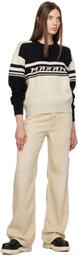 Isabel Marant Etoile Off-White & Black Callie Sweater