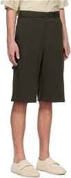 LE17SEPTEMBRE Green Belted Shorts
