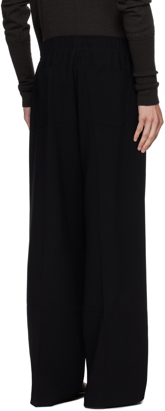 Birrot Black Drawstring Trousers