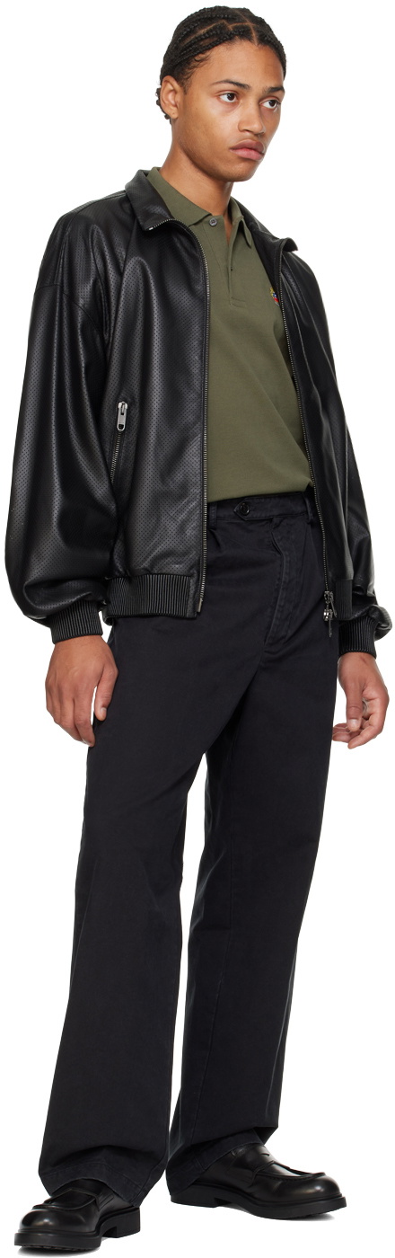 Bally Black Darted Trousers