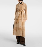 Blancha Shearling wrap coat