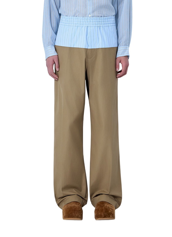 Photo: Dries Van Noten Wide-Leg Trousers with Elasticated Waistband