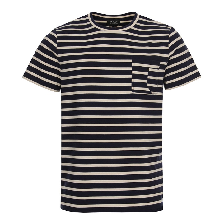 Photo: Striped T Shirt - Dark Navy