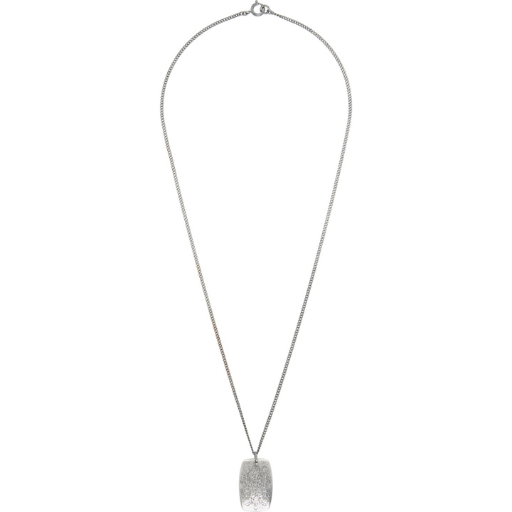 Photo: MM6 Maison Margiela Eroded Floral Motif Necklace