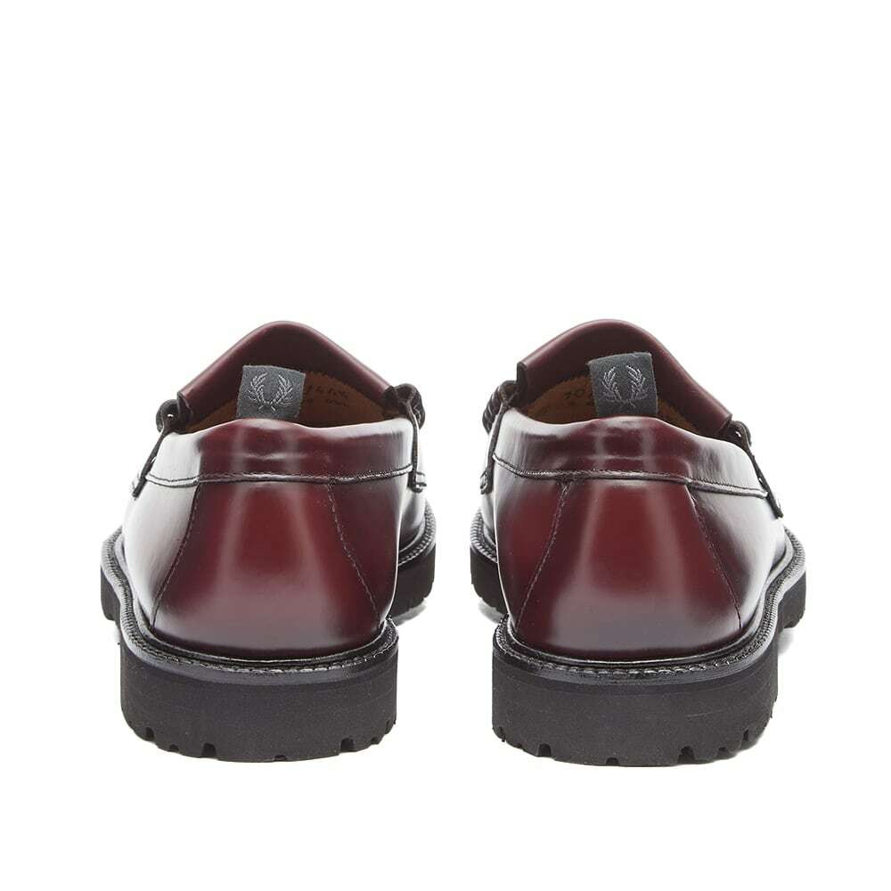 Fred Perry Authentic Men's G.H Bass Tassel Loafer in Oxblood Fred
