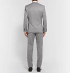 Hugo Boss - Navy Huge/Genius Slim-Fit Super 120s Virgin Wool Suit - Gray