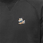 Maison Kitsuné Men's Dressed Fox Patch Classic Sweat in Black
