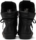 Rick Owens Black Geobasket Sneakers