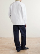 Aimé Leon Dore - Corduroy-Trimmed Denim Jacket - White