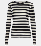 Nili Lotan Striped cotton jersey T-shirt
