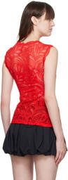 Beaufille Red Silva Blouse