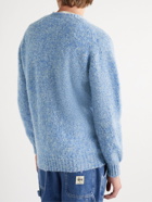 Howlin' - Shaggy Bear Brushed Wool Sweater - Blue
