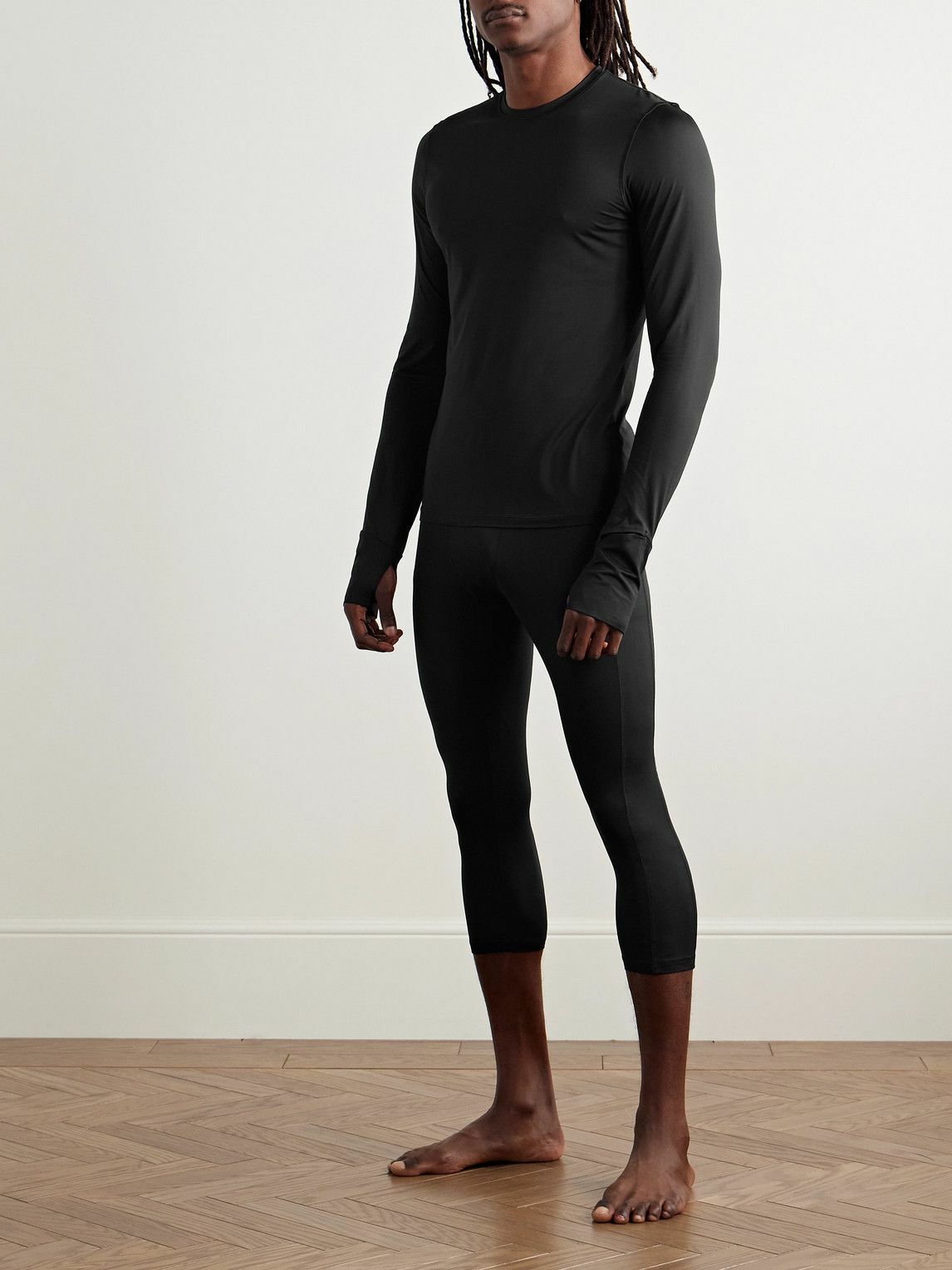 Aztech Mountain - Next To Skin Logo-Appliquéd Stretch-Jersey Ski Base ...