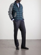 Golden Bear - The Beachmont Checked Cotton Bomber Jacket - Blue