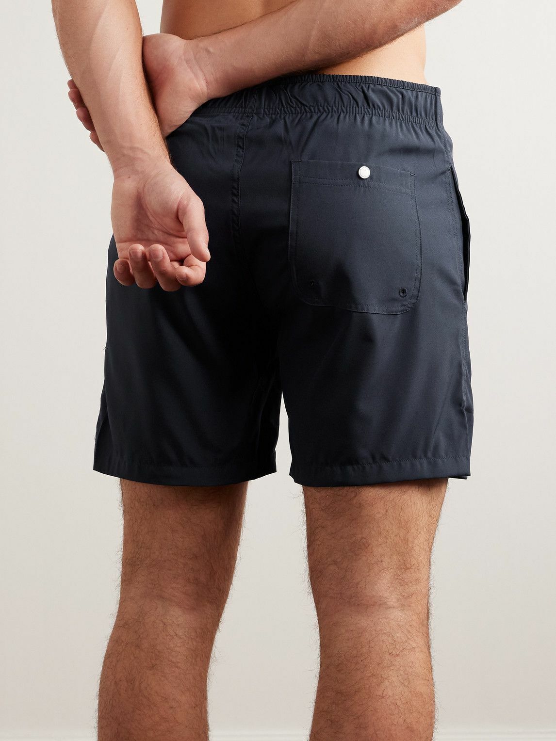 NN07 - Jules Straight-Leg Mid-Length Swim Shorts - Blue
