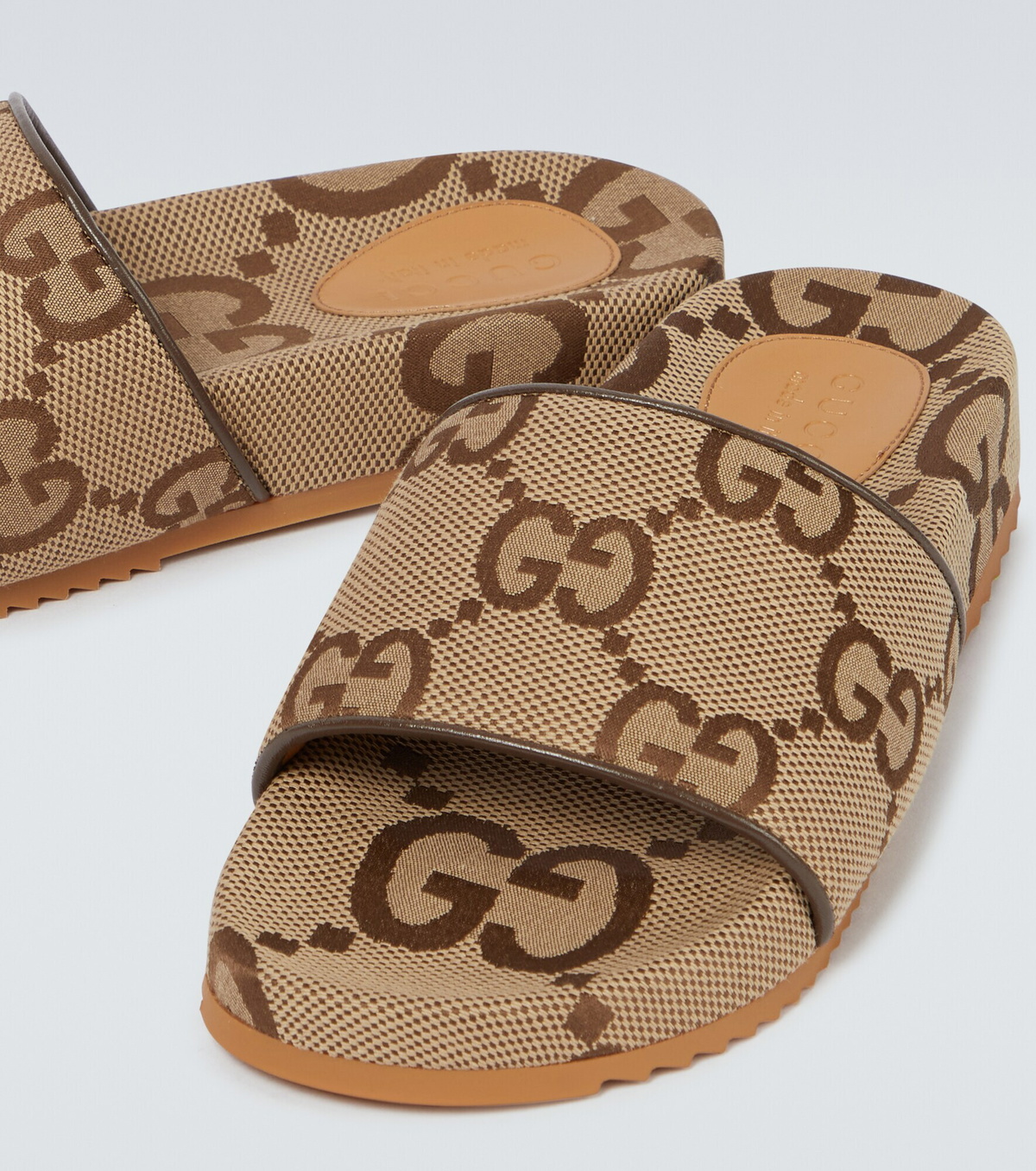 Gucci men's gg slides hot sale