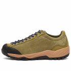 Diemme Men's Movida Low Hiking Shoe in Green Moss Suede