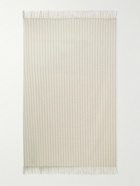 Loro Piana - Fringed Striped Cashmere Blanket