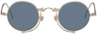 Matsuda Gold & Blue 10601H Sunglasses