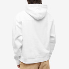 Jacquemus Men's Bow Logo Hoody in White