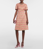 Carolina Herrera Checked midi dress