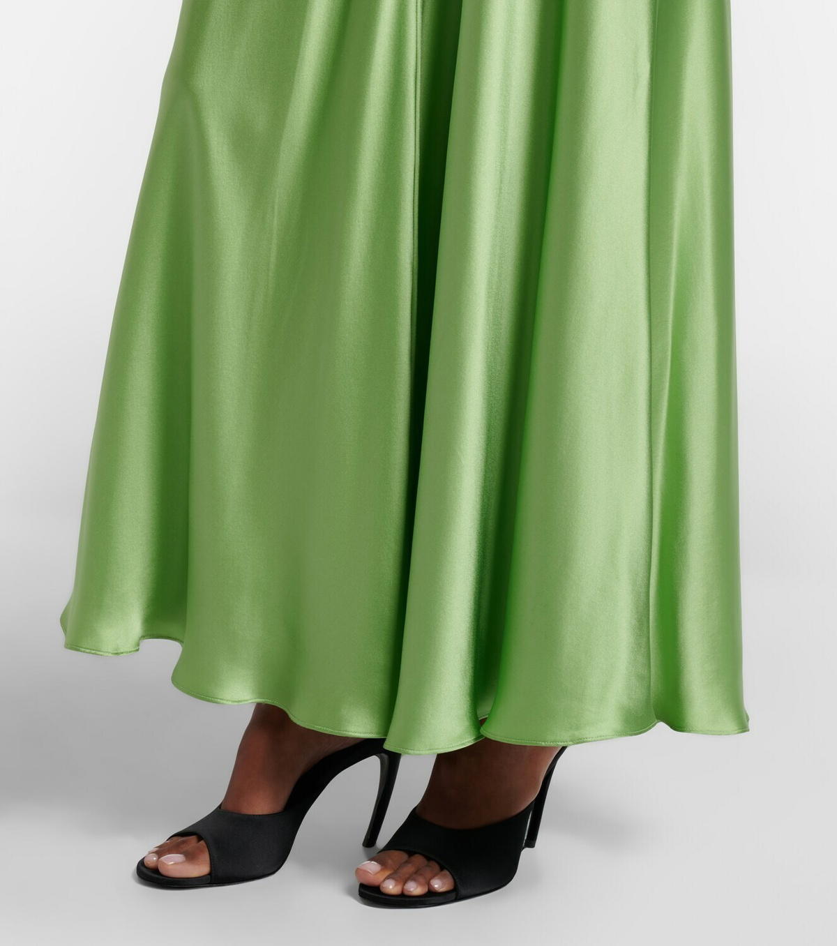 Rodarte Lace-trimmed silk cocktail dress