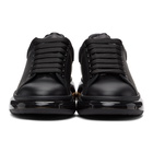 Alexander McQueen Black and Silver Studded Oversized Sneakers