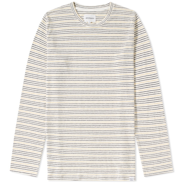 Photo: Norse Projects Long Sleeve James Fine Stripe Tee