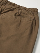 Stussy - Straight-Leg Cotton-Twill Trousers - Brown