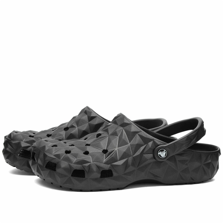 Photo: Crocs Classic Geometric Clog in Black