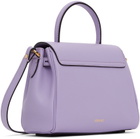 Versace Purple Medusa Top Handle Bag