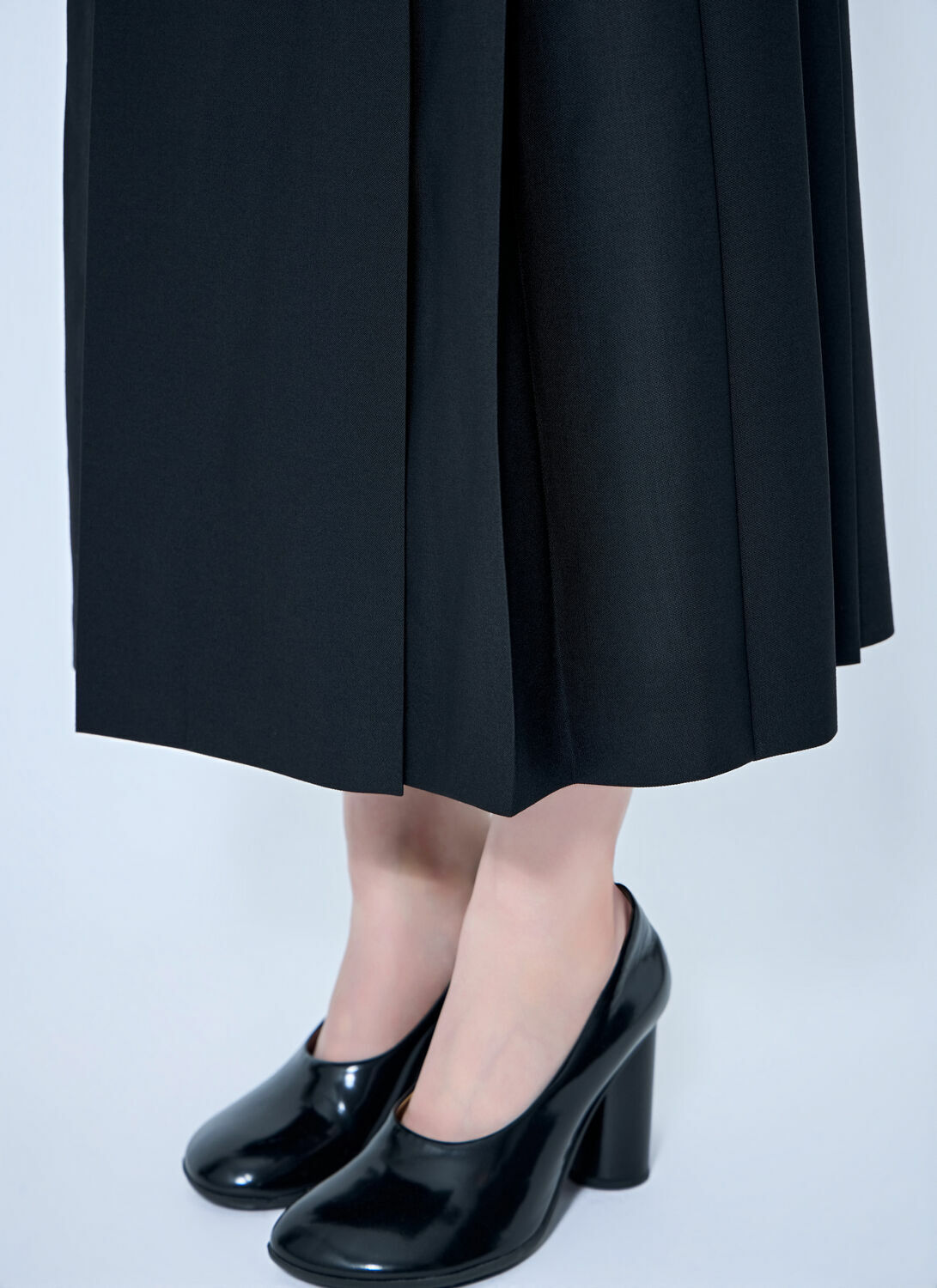 Chloé Virgin Wool Skirt with Buckles