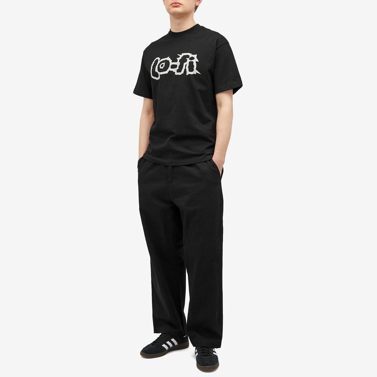 Lo-Fi Men's Crash T-Shirt in Black