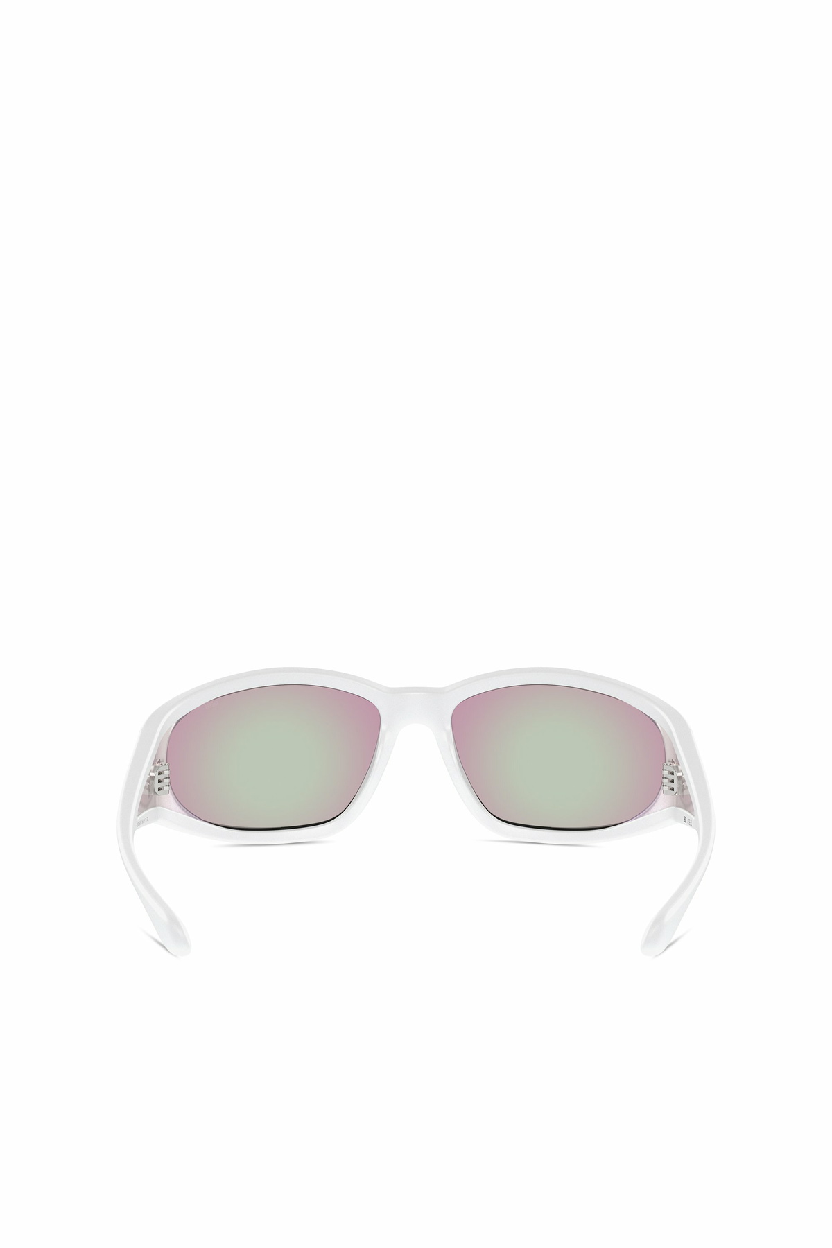 Diesel Rectangular sunglasses in acetate - Sunglasses - Unisex - White