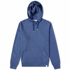 Norse Projects Men's Vagn Classic Popover Hoody in Calcite Blue