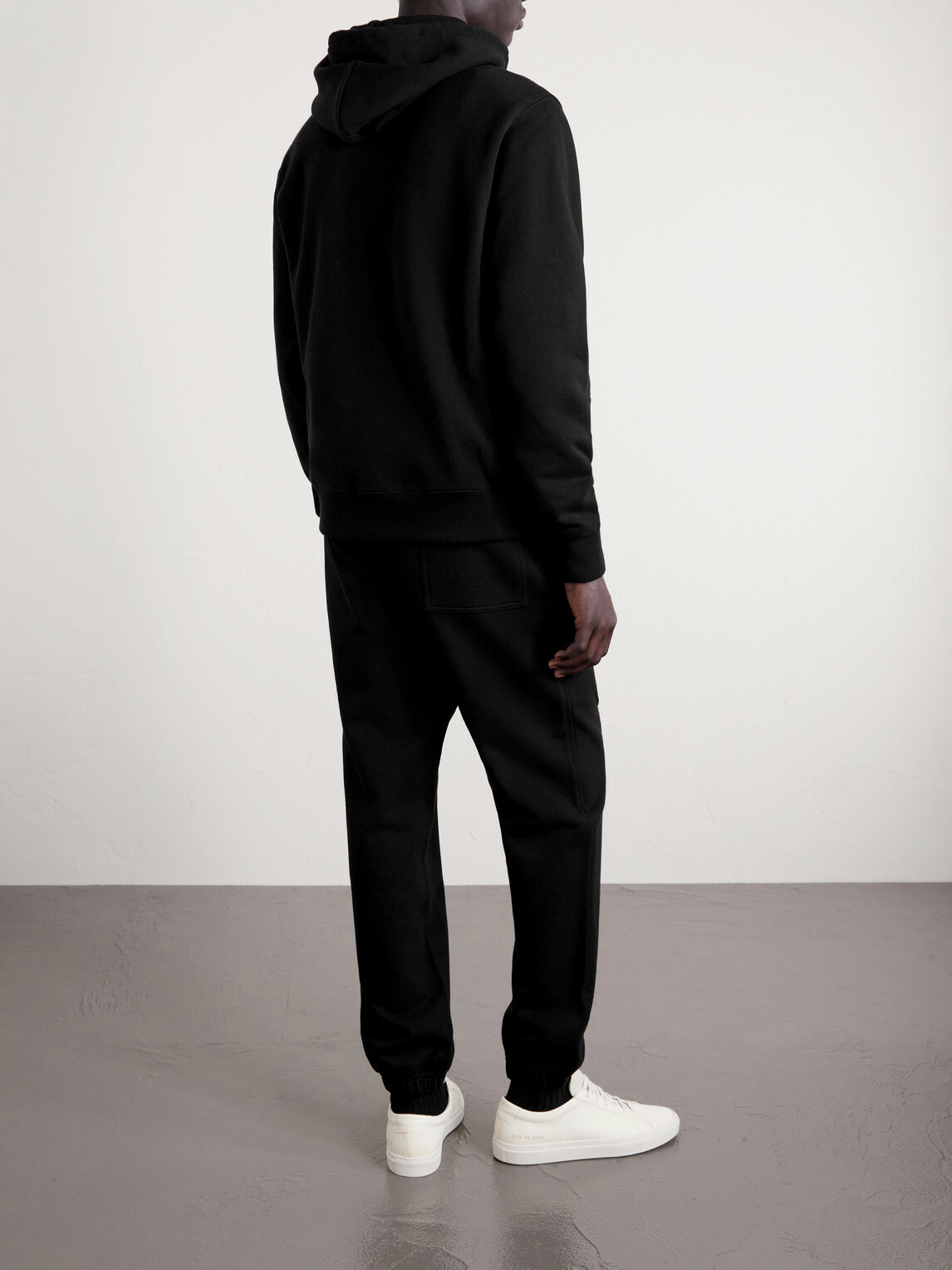 Burberry - Logo-Print Cotton-Jersey Hoodie - Black