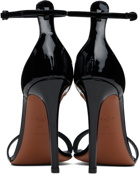 ALAÏA Black High Calfskin Heeled Sandals