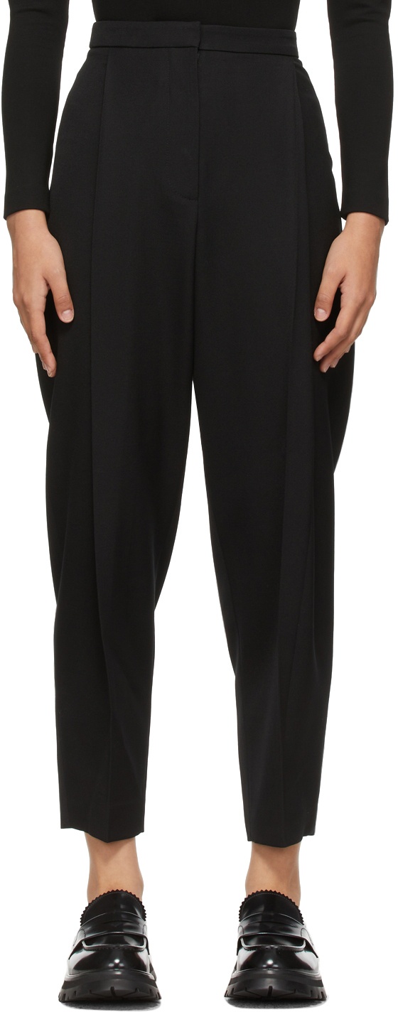 Buy BUSY HOUR WOES BLACK PEG LEG TROUSERS for Women Online in India
