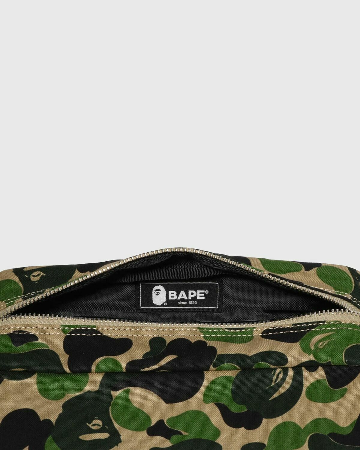 A Bathing Ape ABC CAMO FLIGHT POUCH M TRAVEL Multi-color Mens
