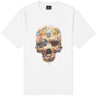 Paul Smith Men's Skull Sticker T-Shirt in White