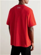 KENZO - Logo-Print Cotton-Jersey T-Shirt - Red