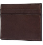 SAINT LAURENT - Leather Cardholder - Brown