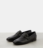 Brunello Cucinelli Monili-embellished leather loafers